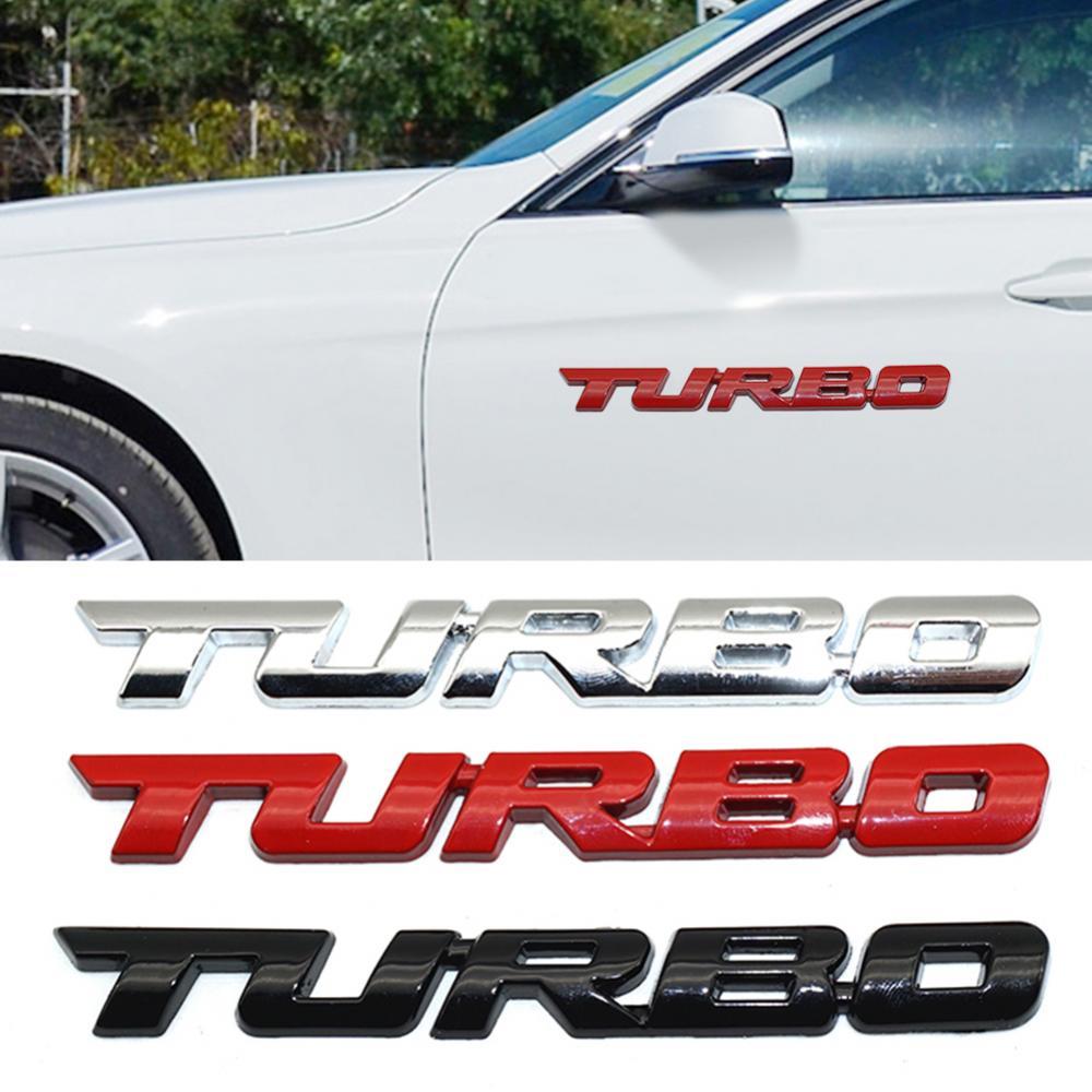 Горячая Распродажа, наклейка TURBO Letter бейдж металлический для  автомобилей, наклейка на автомобиль, наклейка, эмблема, украшение для  автомобиля | AliExpress