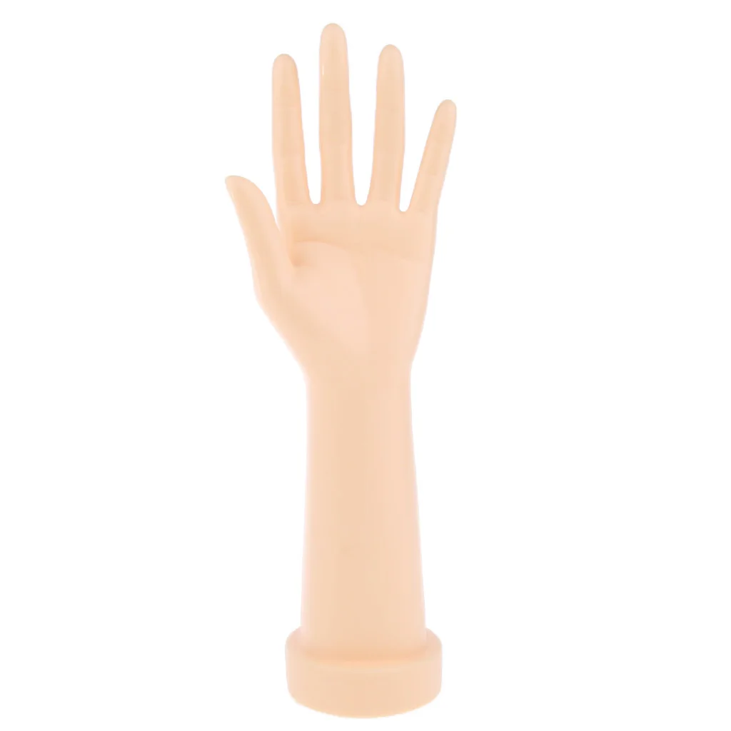 Baosity Female Mannequin Hand Arm Display Base Gloves Jewelry Model Stand Left 