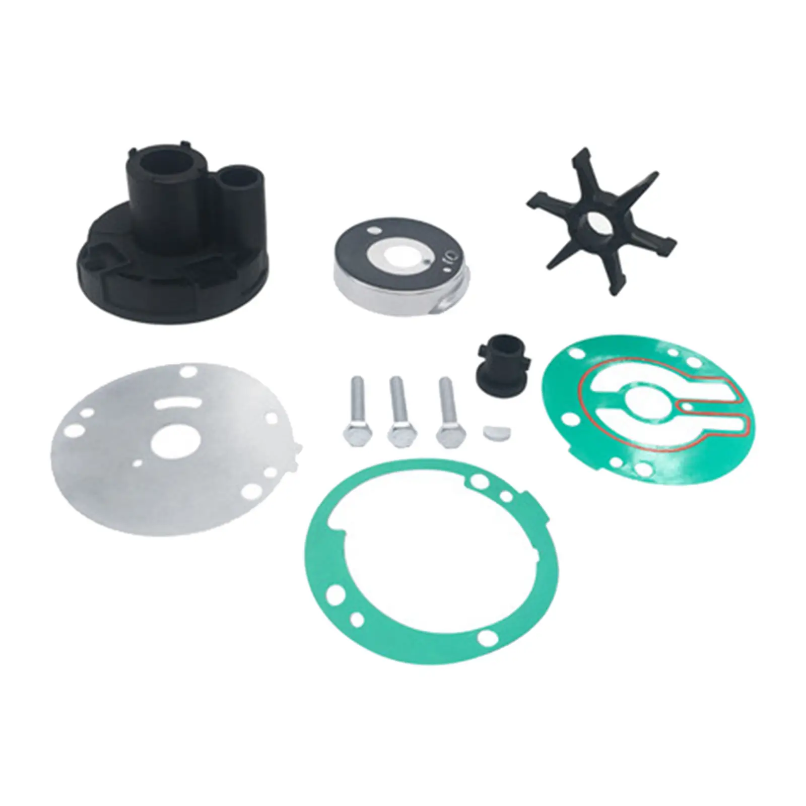 Water Pump Impeller Kit for Yamaha 25HP 30HP 18-3427 689-W0078-06 Replace