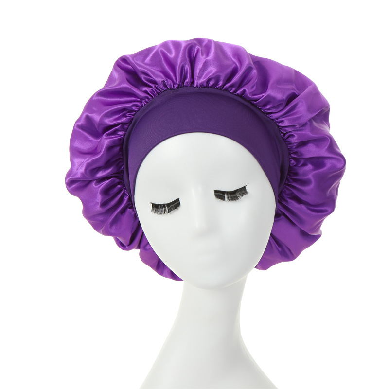 Title 12, Femmes Satin Bonnet Spandex large bande extensi...