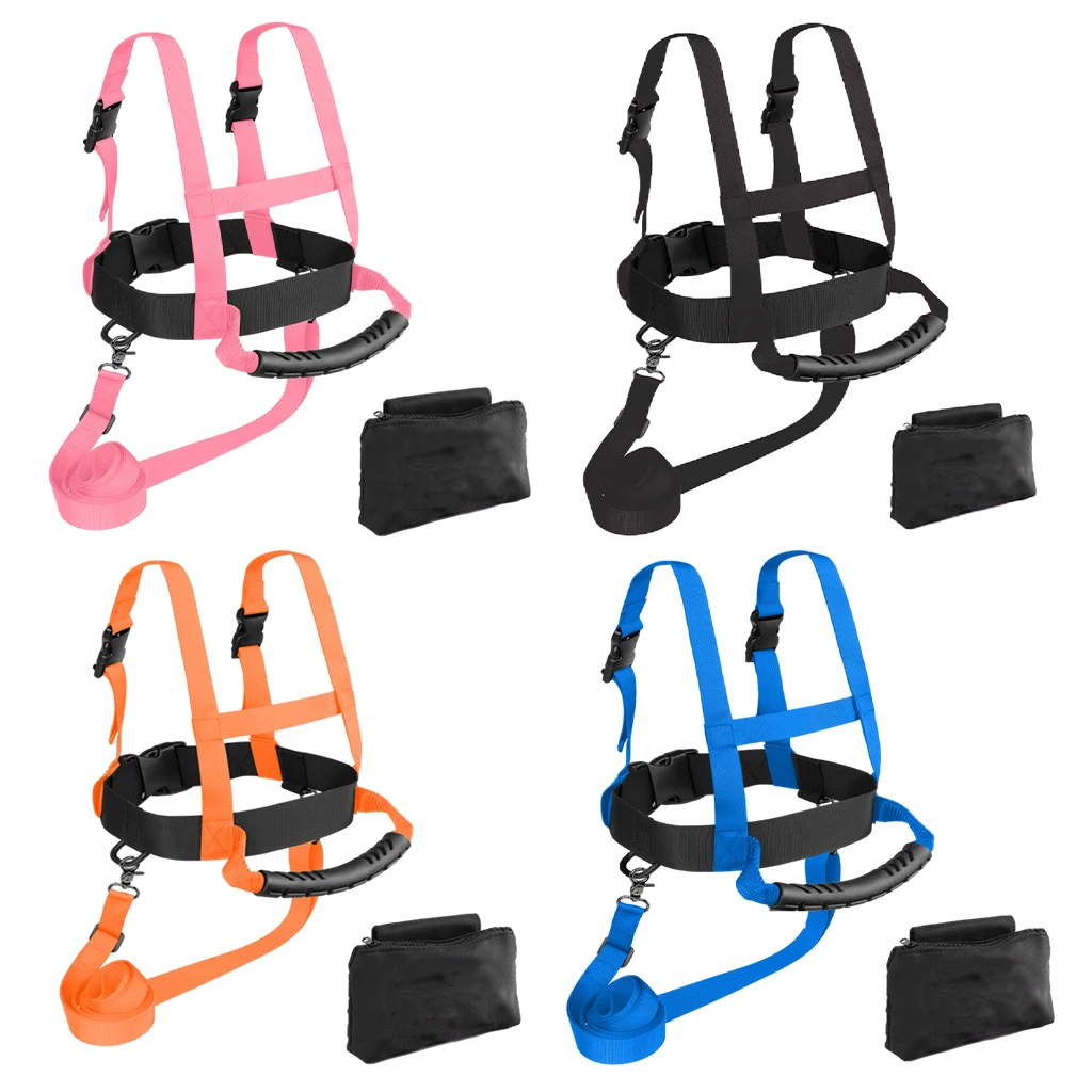 Kids Ski Harness, Safety Roller Skating Shoulder Strap,  Control Leash, Basic Tracks Trainer for