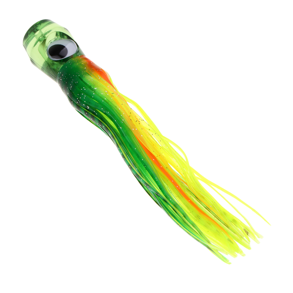 Big Game Squid Skirt Octopus Fishing Soft Trolling Lure Artificial Baits for Tuna Marlin Mahi Wahoo
