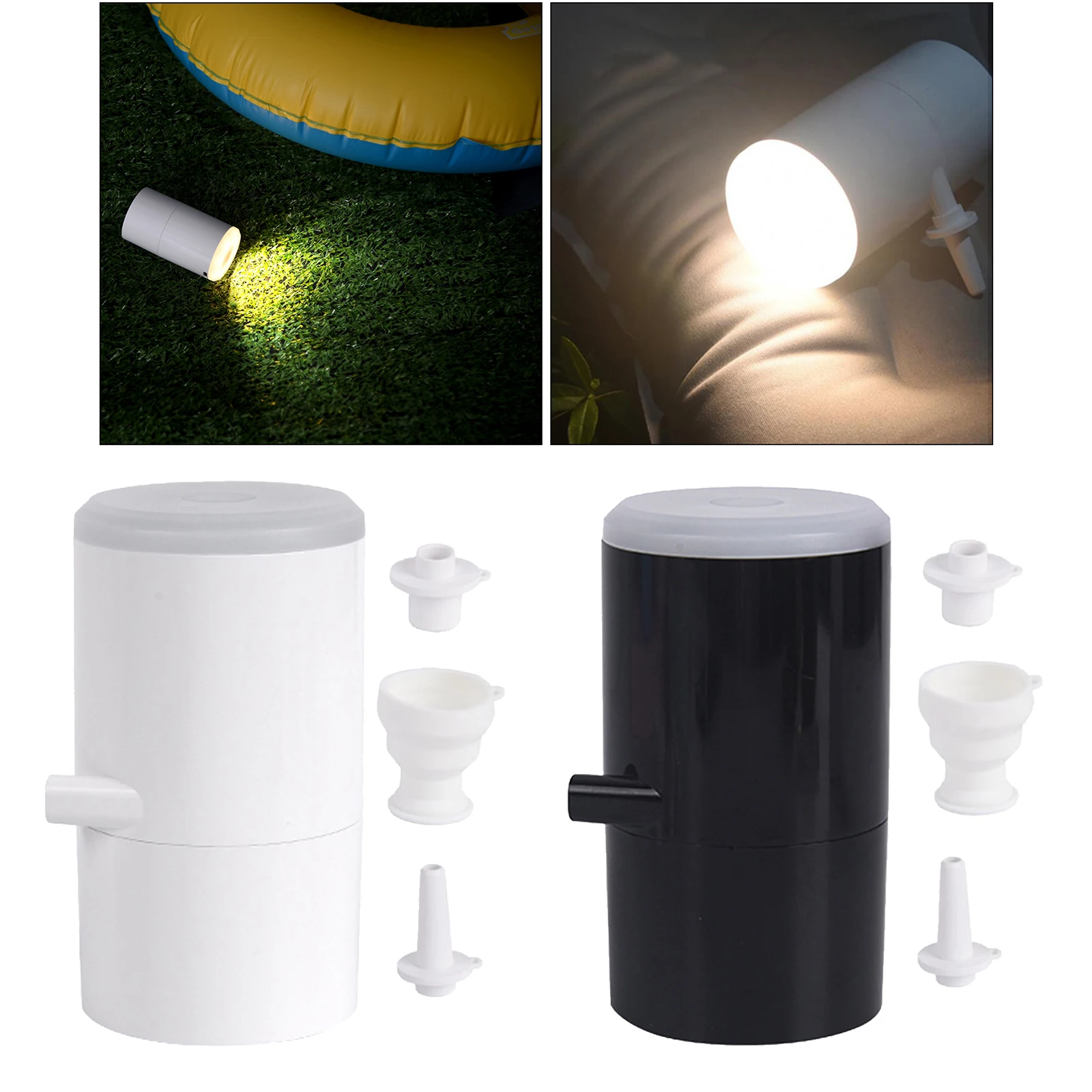 Mini USB Air Pump Inflator Swimming Pool Bathtube Floats Rings Tube Boats Mat Inflator Air Filling Inflatable with 3 Nozzles