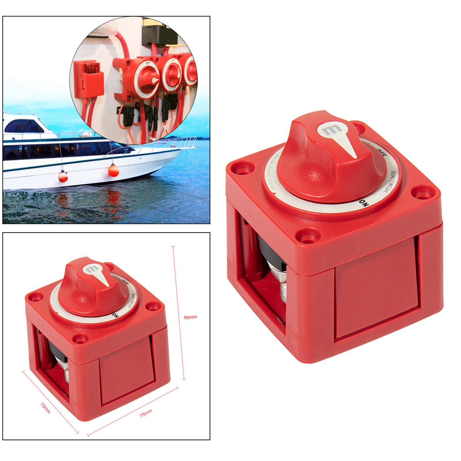 300/1250 Amp Battery Switch Battery Power On/ff Switch Car Vehicle Boat