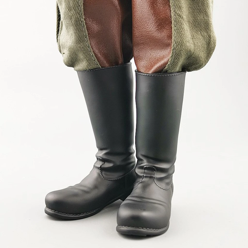 1/6 Action Statue Soldier Hot Fashionable High Leg Riding Boots Supplies