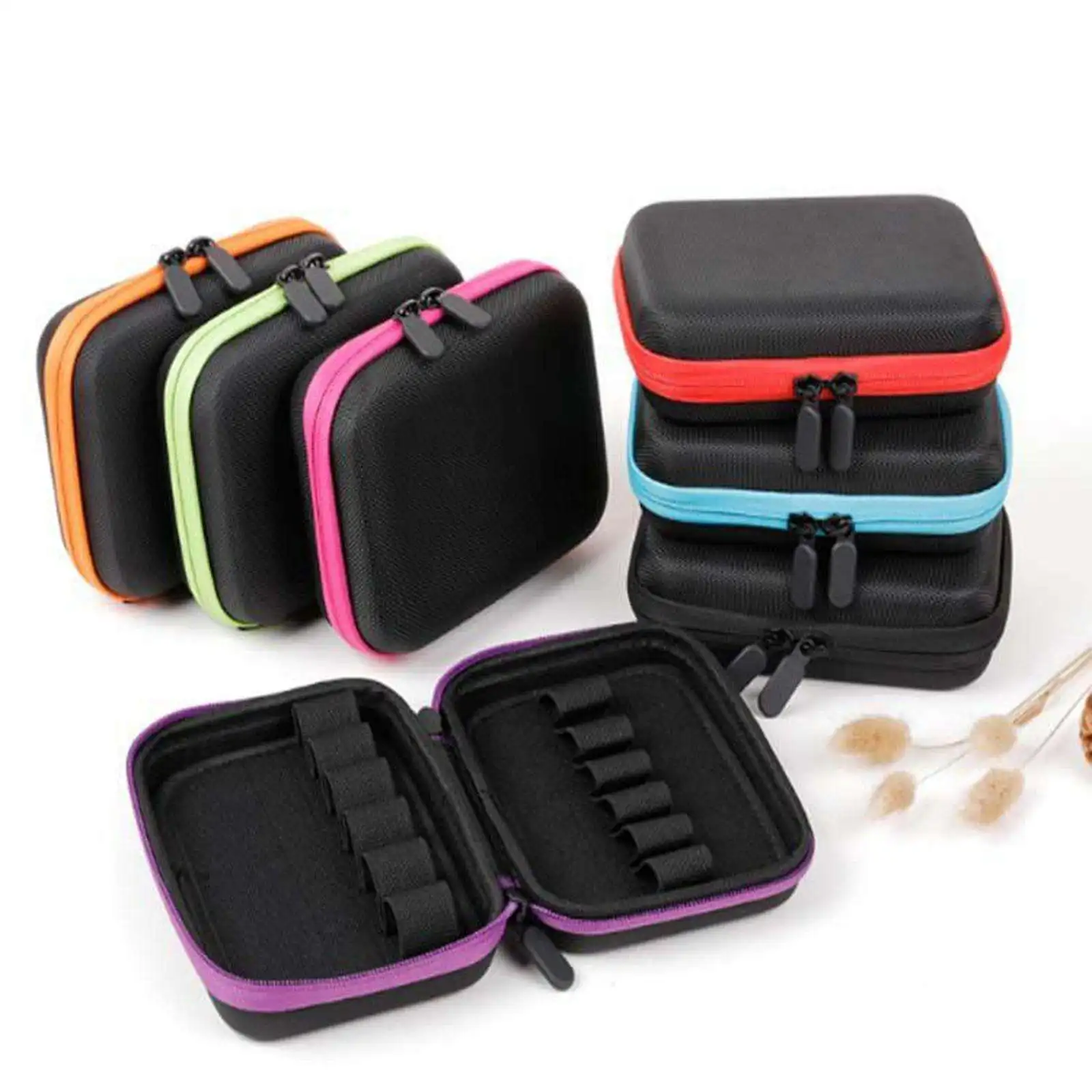 12 Bottles Essential Oil Holder Traveling Carrying Case Storage Box Holds for 10ml Aromatherapy Bottles