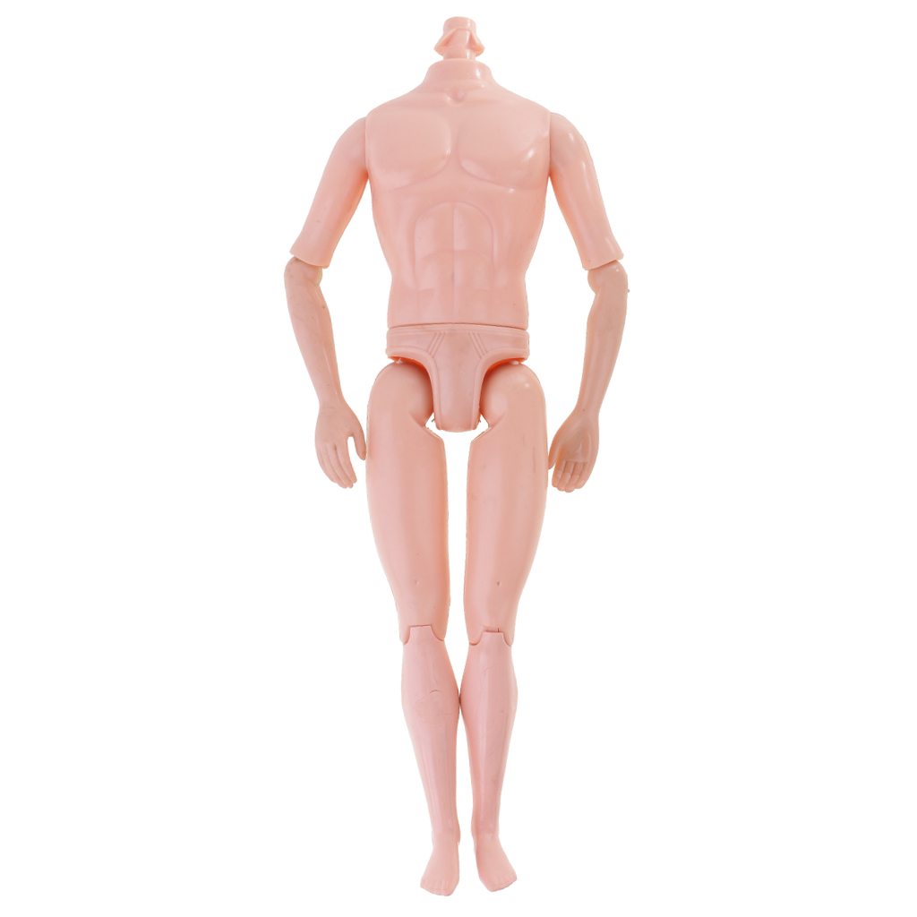 2pieces Nude Body 1/6 Joints Doll Action Figure Movable For Barbies Boyfriend Costume DIY