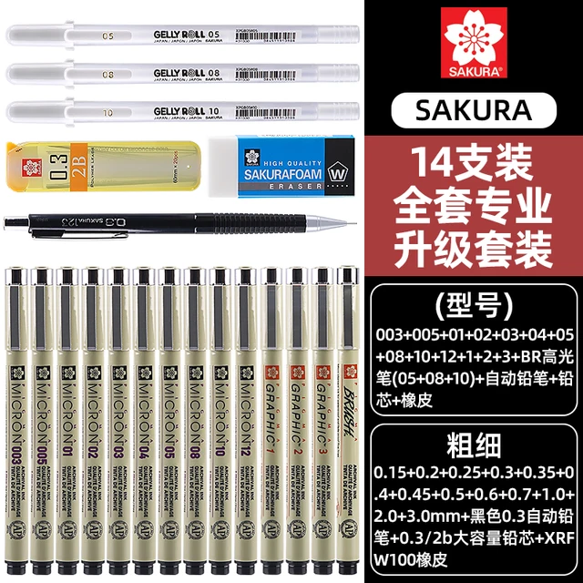 XSDK005-29 Sakura Pigma Micron 005 Marker Pen, 0.20mm Tip, Green, Pack of 1