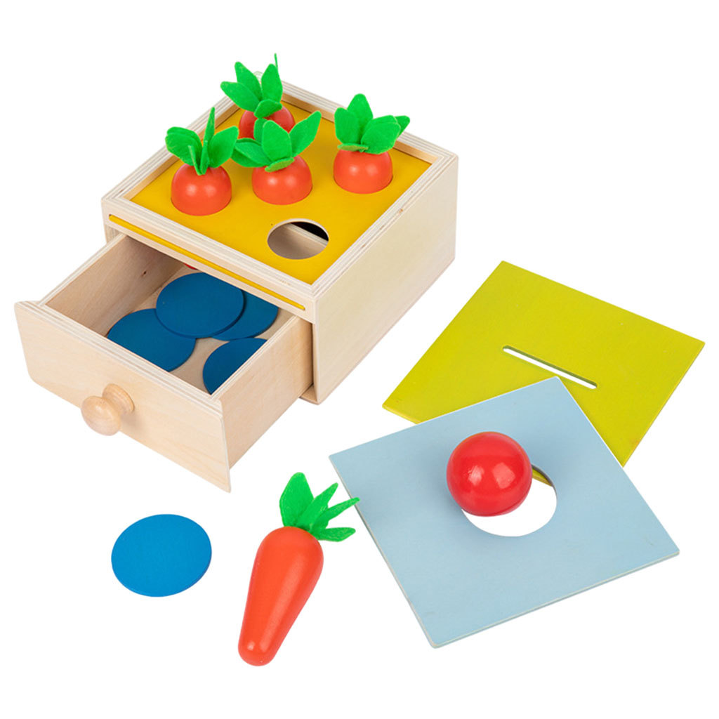 Object Permanence Box Montessori Family Educational Training Material