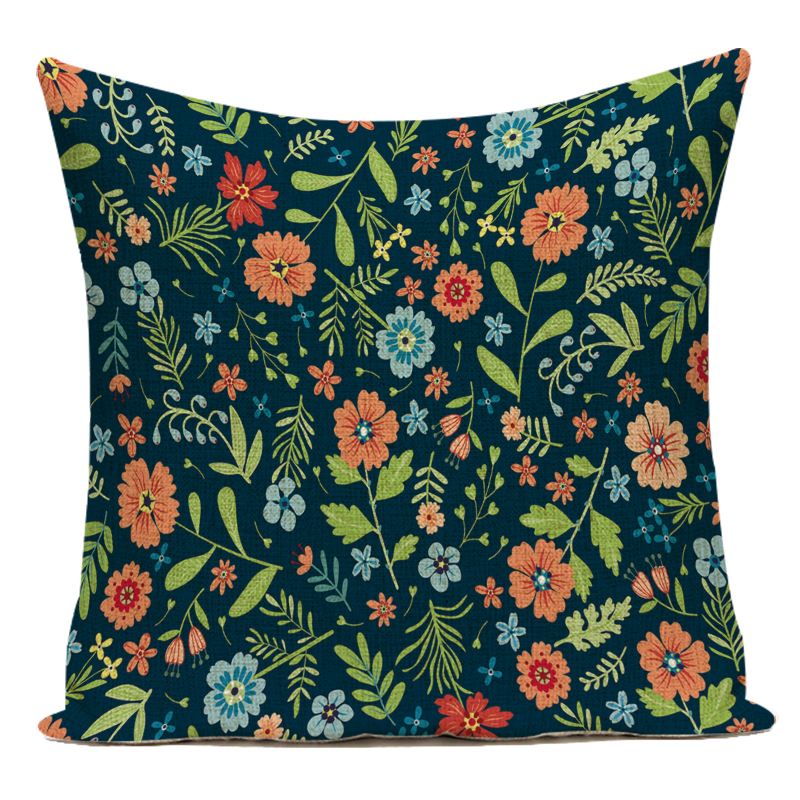 Dekorative Kissen Fall Pflanze Blume Sofa Hause Kissen Kissen Abdeckung für Wohnzimmer Almofadas Hause Dekoration – Detail 5