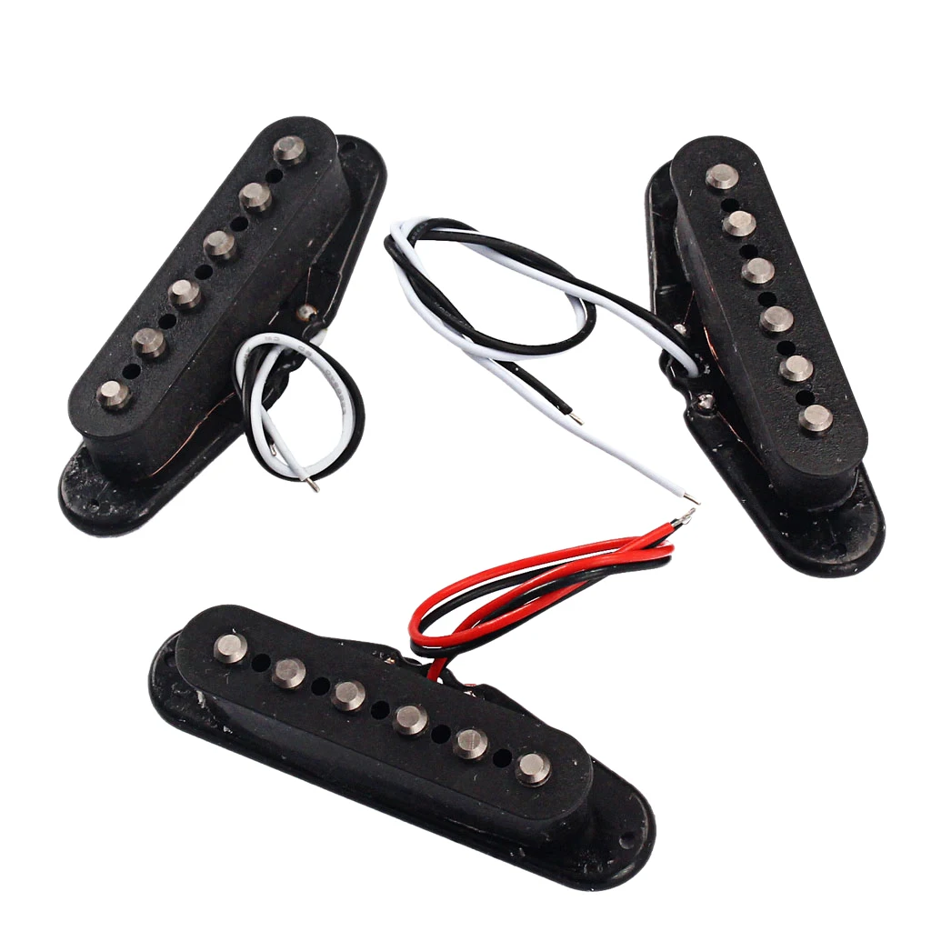 3pcs/set Alnico 5 Single Coil Pickup Neck/Middle/Bridge for  ST Electric Guitar