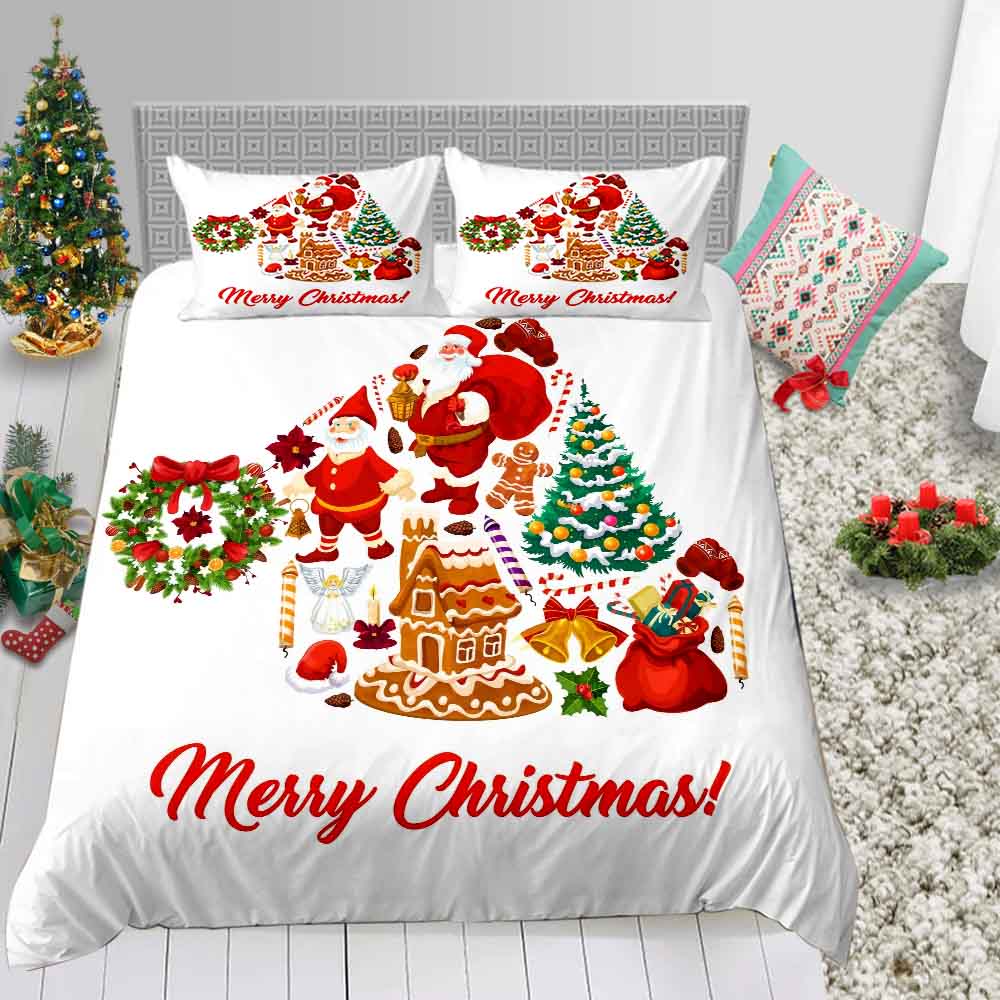 selfie christmas bedding