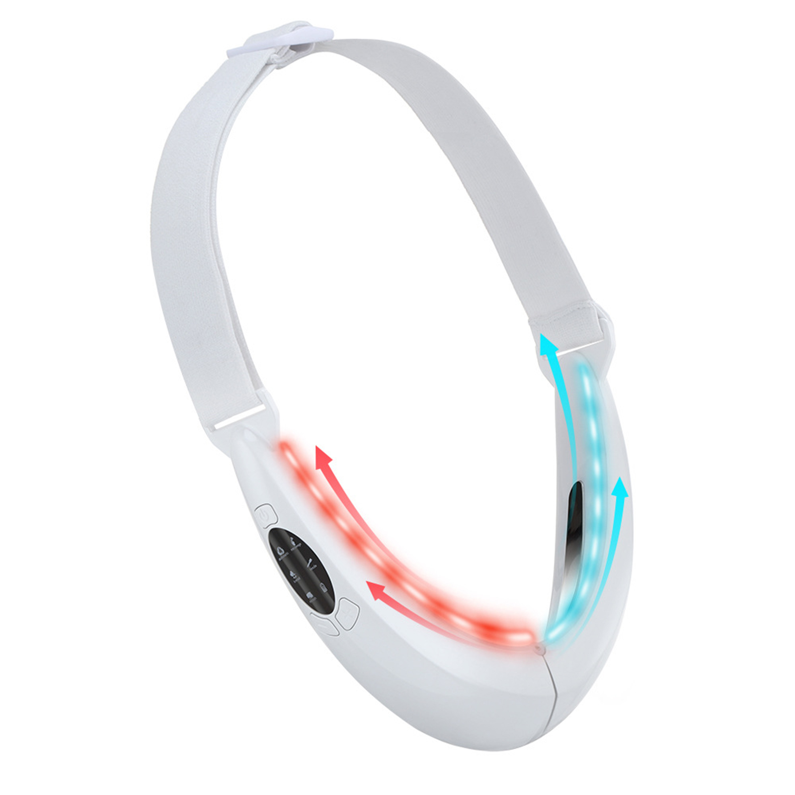 Rechargeable V Face Shaping Massager Firming Slim Red Blu-Ray Beauty Device, Shaping the Perfect V Line Chin 