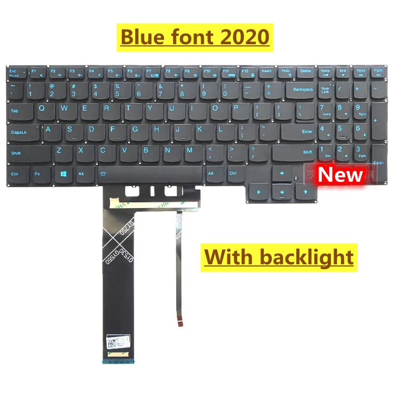 y530 r720 teclado com luz de fundo