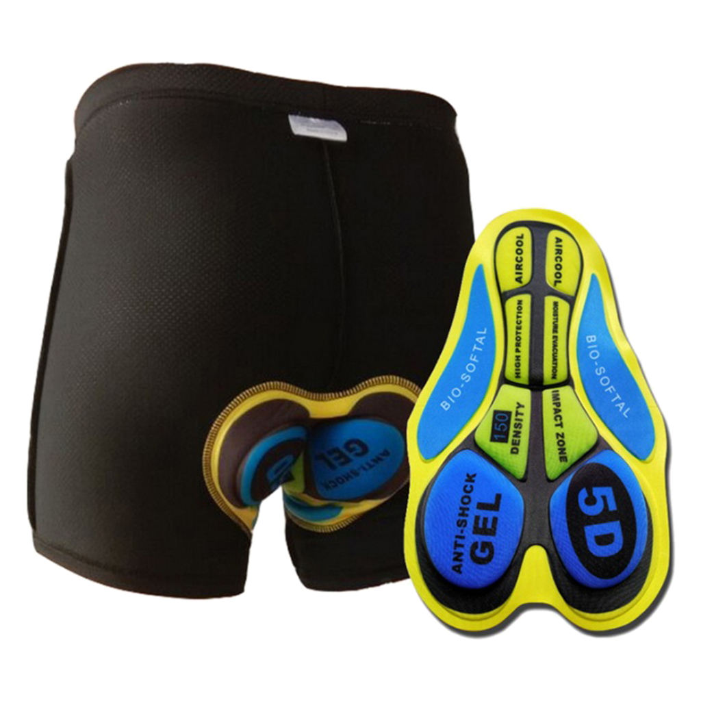 Padded Bike Underwear Women Men Bike Cycling Shorts Liner Underpants