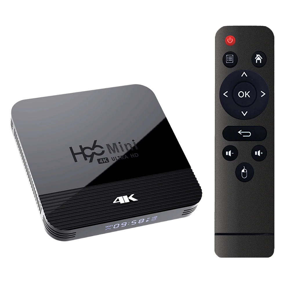 TV Box Android 9.0 H96 Mini H8 RK3228A 2.4G/5G WIFI Set Top Box 2+16GB EU