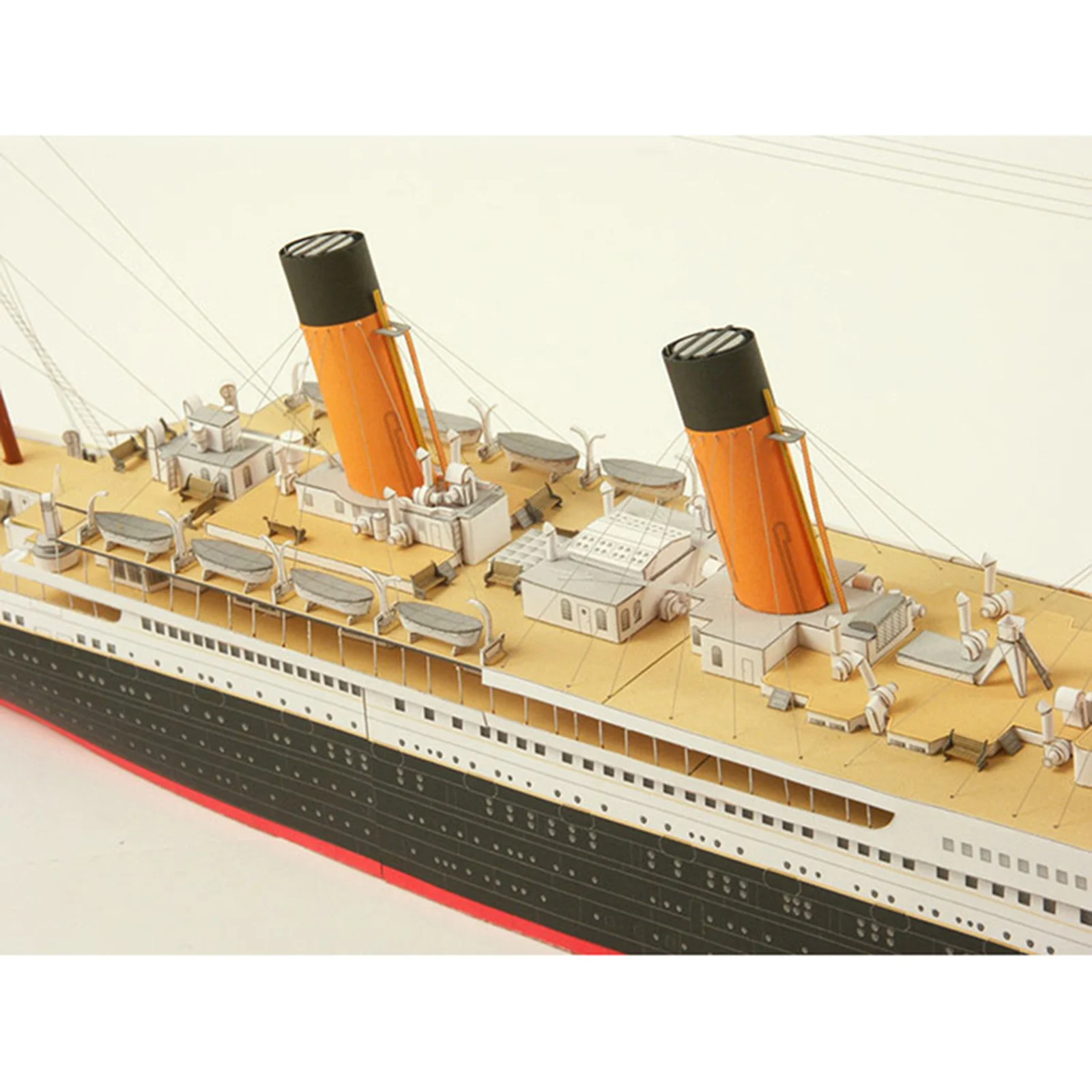 3D Titanic Ship Puzzle Assemble Paper Model Kit Education Papercraft Toy Room Decor