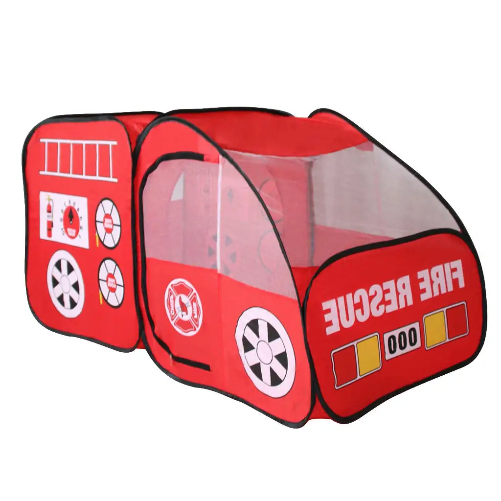 Portable Travel Car Shape Pop-up Play Tent Unisex Ball Pit Hut Kids Indoor Outdoor Toy Games