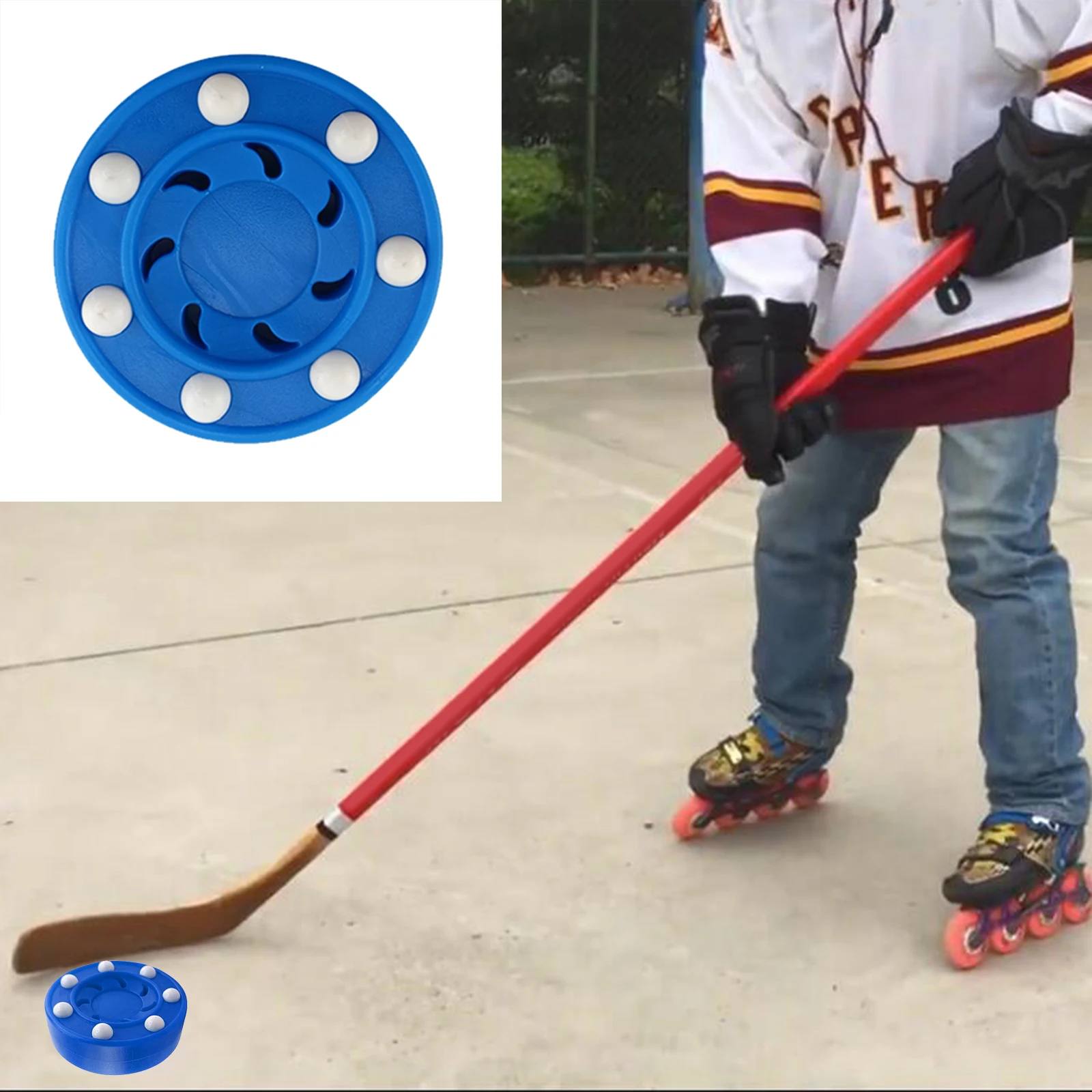 Roller Hockey Puck ABS High-density Street Land Hockey Practice Puck with perfect Balance For Ice Inline Street Hockey Training
