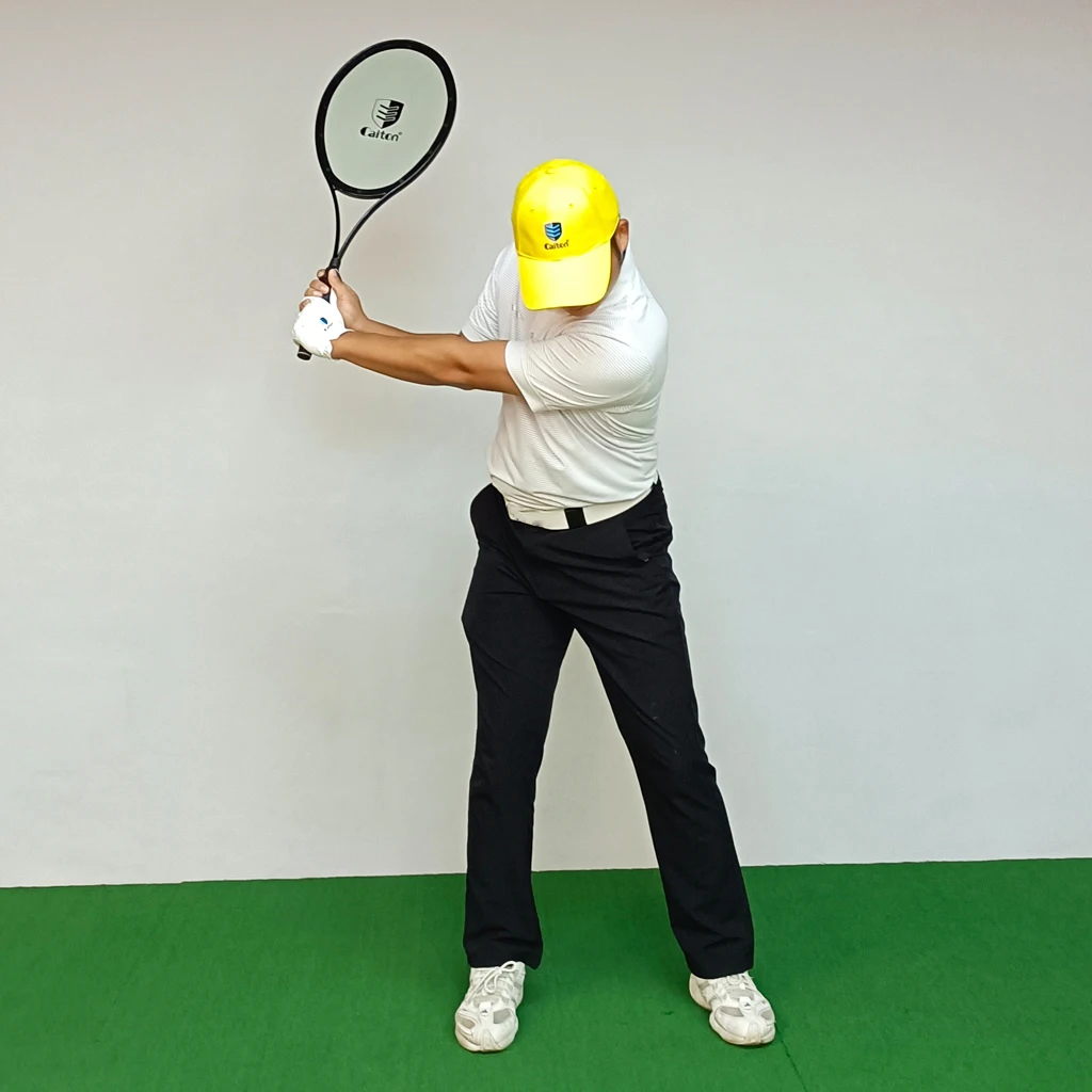 Golf Swing Trainer Wind Exercise Fan Wind Swing Stick Golf Power Resistance Traine Teaching Equipment for Beginner