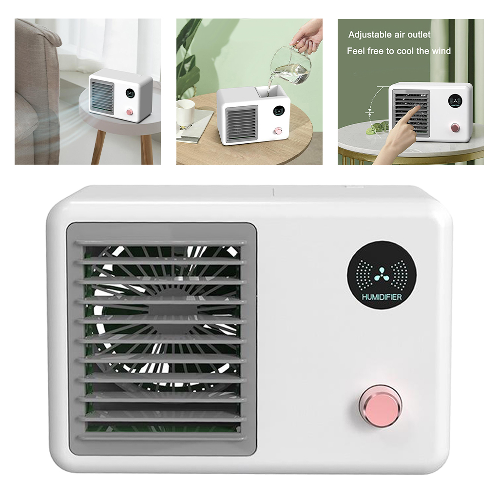 Vintage Style 3 In 1 Portable Air Cooler With 3 Speeds, Tabletop Bedroom  Mini Air Conditioner, Air Humidifier Cooling Fan - Fans - AliExpress