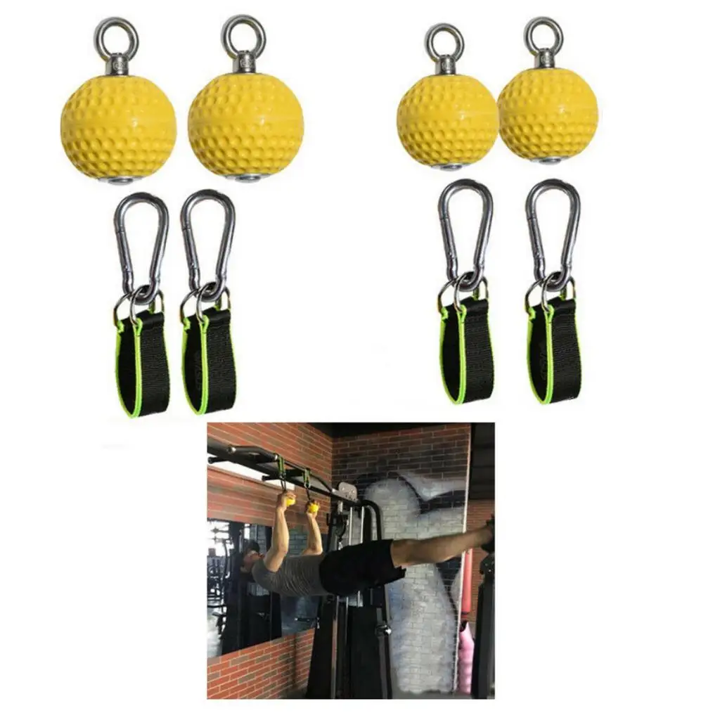 High Quality Anti-Slip Pull-up Grip Ball 9.7cm Arm Back Muscles Climbing Rock Hold Trainer Fitness Equipments Gear