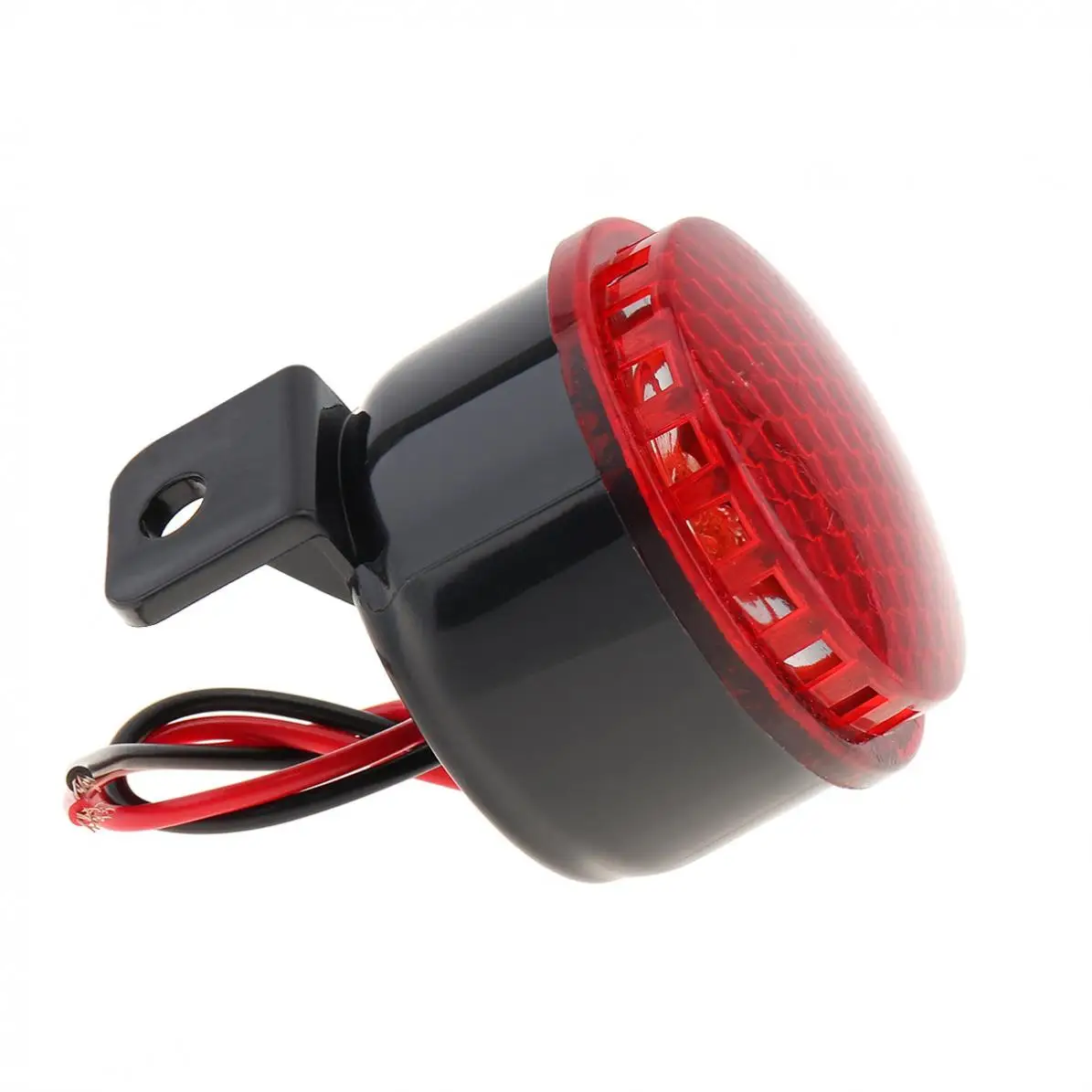 GZLMMY 12V 6 Tones Car Reversing Alarm Horn Speaker Beeper Buzzer Durable Motorcycle Warning Brakes Horn with Red LED Light 1 