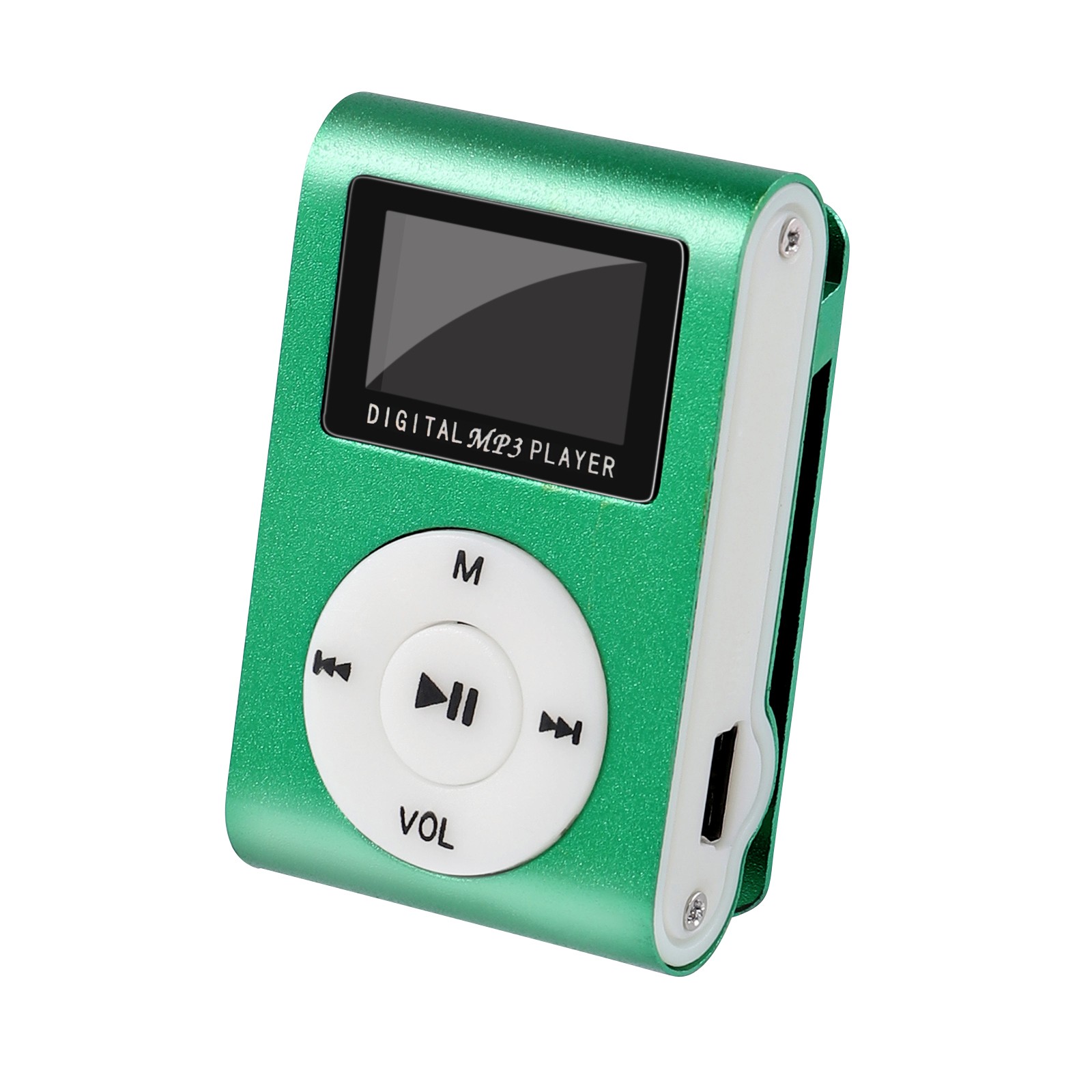 Title 4, Mini MP3 Player USB Clip Portable MP3 Music Pla...