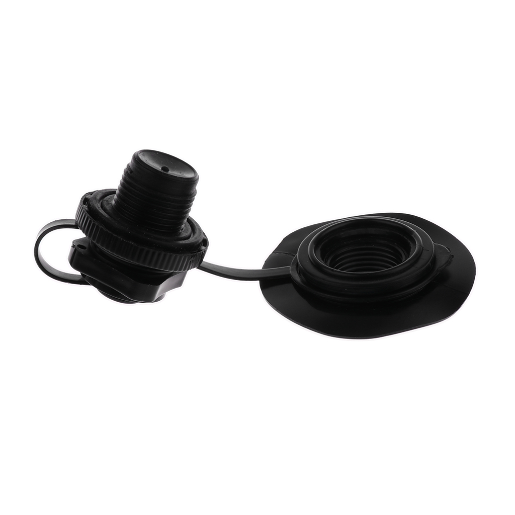 Plastic Air Valve Caps with Base for Inflatable Kayak Rubber Boat Canoe Pool Raft Dinghy Tender