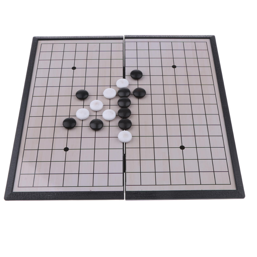 Professional Chinese Class Board Game WeiQi Baduk Toy Chessman Set Folding