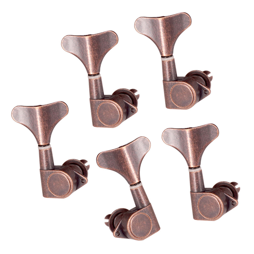 Guitar String Buttons Tuners Acoustic Electric Guitar Parts 1L4R Red Bronze