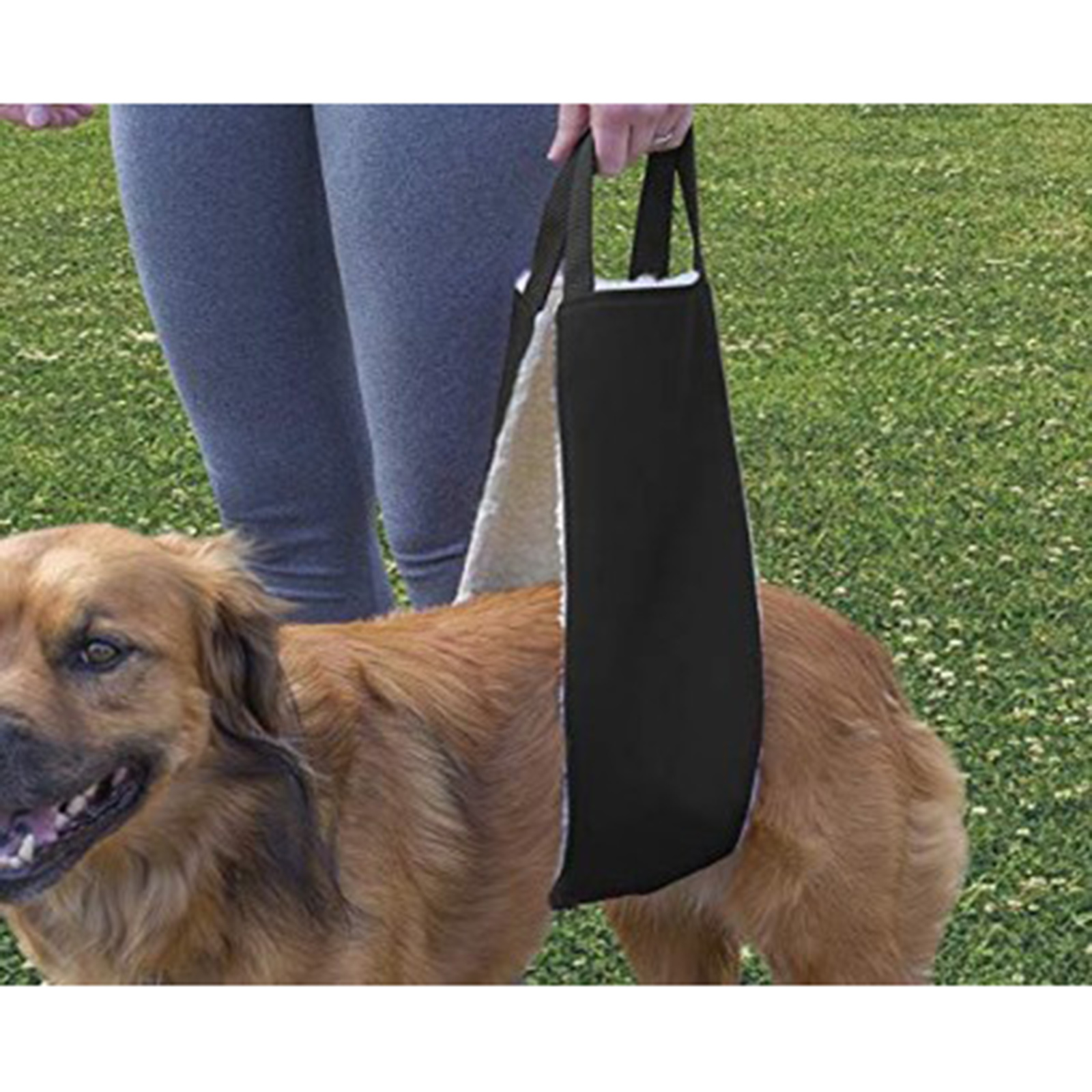 Soft Dog Lift Sling, Back Hip Support Harness, Dog Pets Rear Weak Legs Aid Band for Canine Aid Senior Injured Disabled Dogs