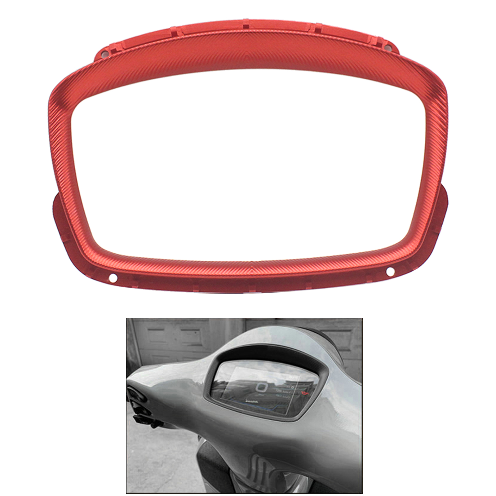 Motorcycle Speedometer Cover Speedometer Visor Display Protection Shell for Vespa GTS 250 300 Replacement Durable Parts