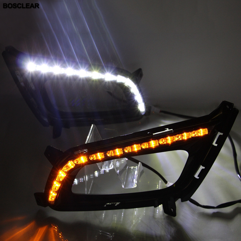 For KIA Optima K5 2014 15 16 Fog lamp Cover Daytime Running Lights