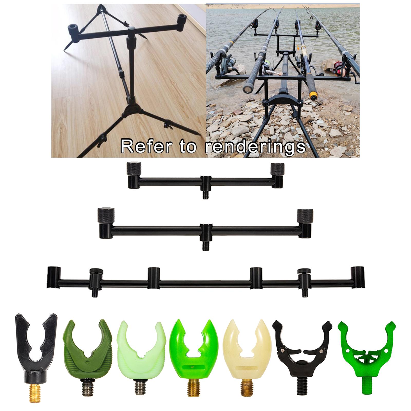 Durable Fishing Buzz Bar Bank Stick Bite Alarm Equipment Carp Fishing Rods Crossbar Bracket Rod Holder Accessories Tool Gear