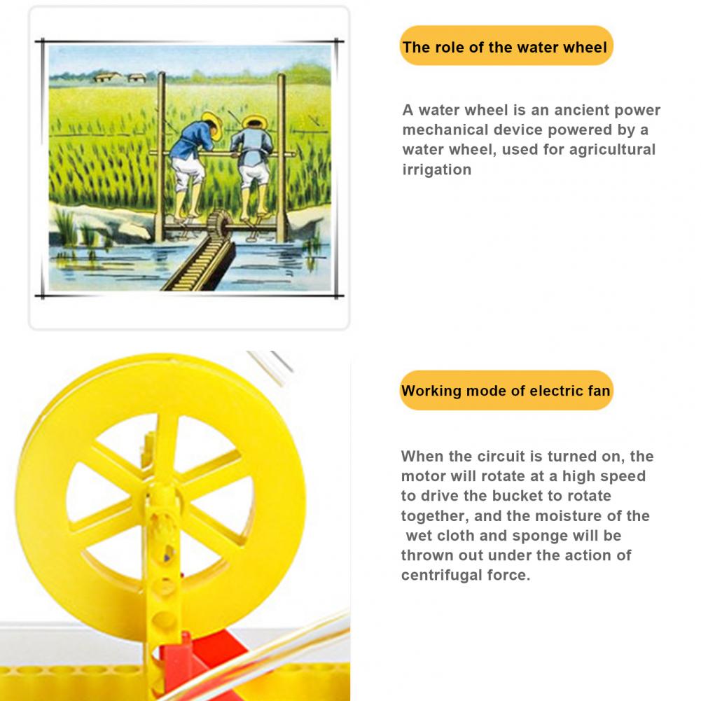 Модель водяного колеса «сделай сам», самосборка, Обучающие пластиковые  научные эксперименты, игрушечный набор для детей, игрушки ручной работы |  AliExpress