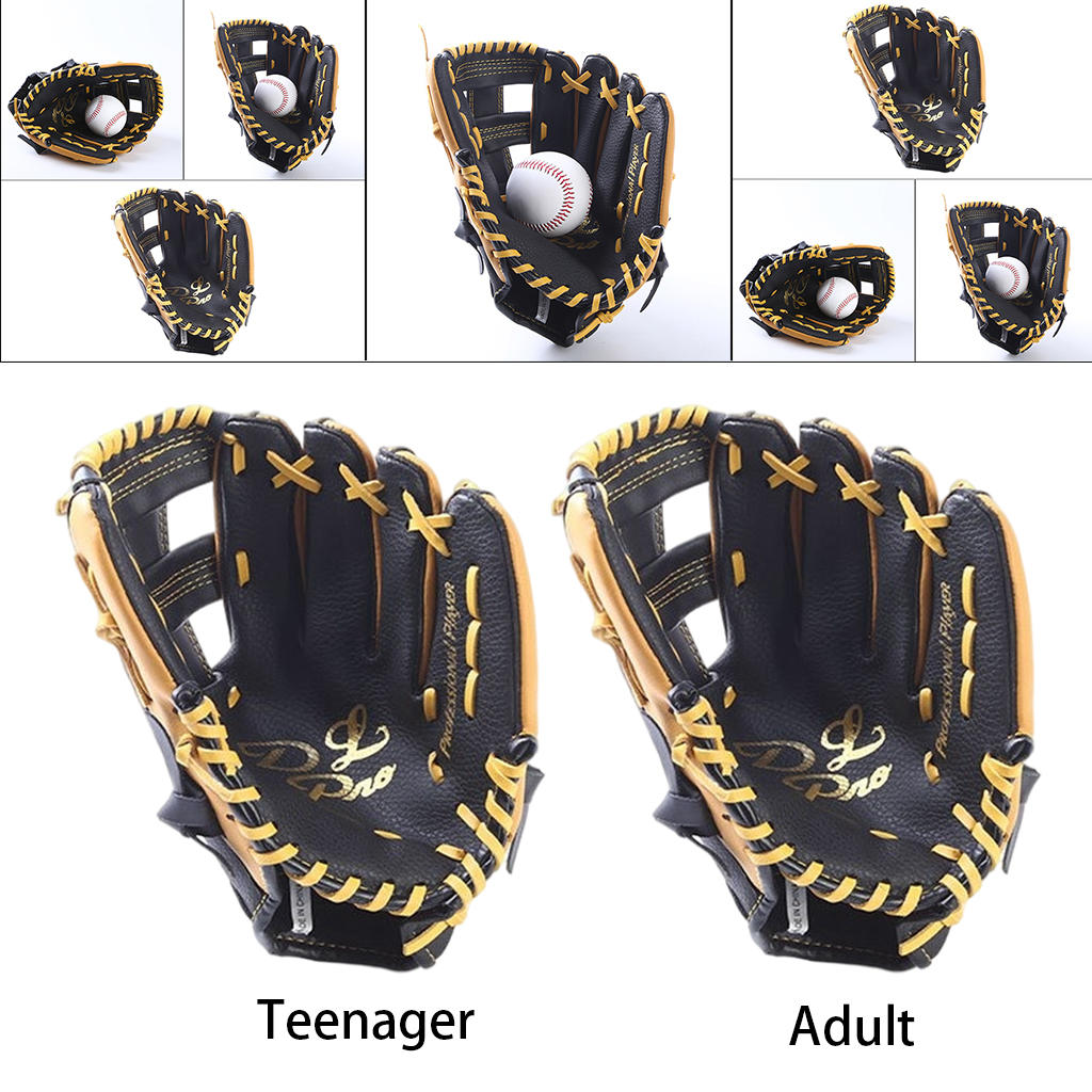 Baseball Glove Mitt Comfortable Soft for Left Hand Teeball Training Ready to Play Sports Outfield Adult Teens