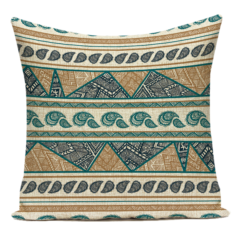 Bohemian Geometry Dekorative Kissen Fall Polyester Sofa Hause Geometrische Kissenbezug für Sofa Hause Wohnzimmer – Detail 9