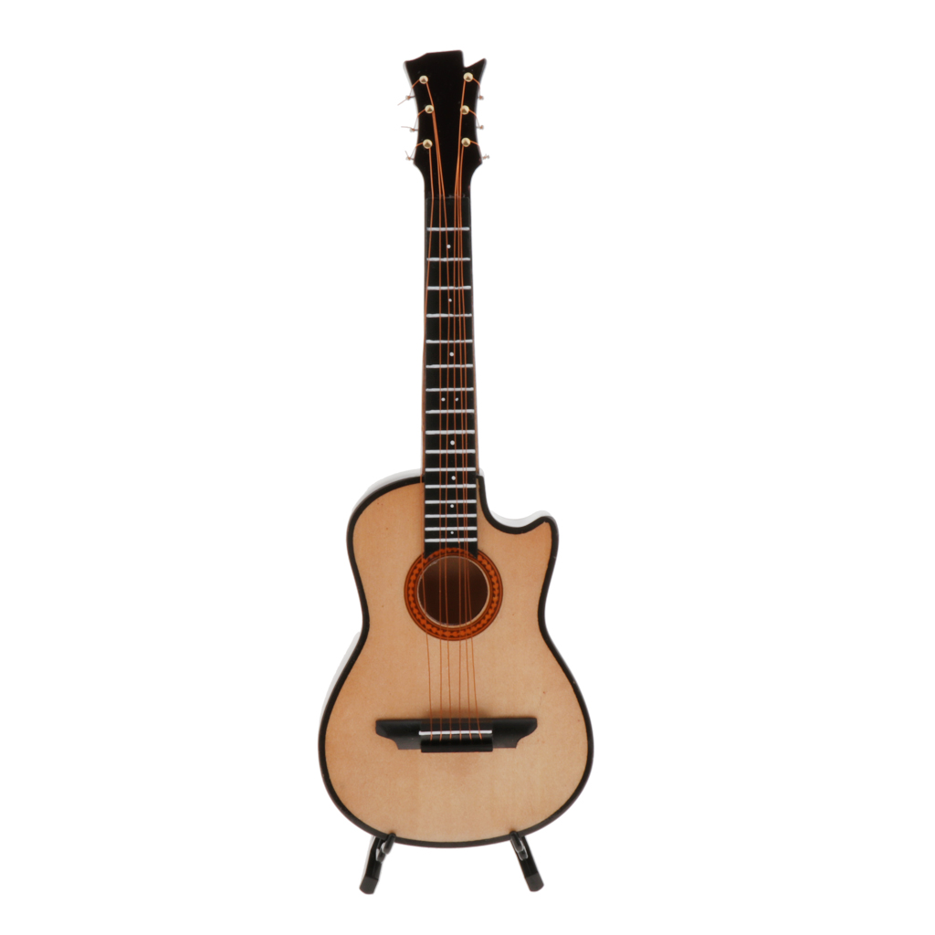 25CM Simulation Electric Guitar Model Doll Accessories for Music Room Ornament