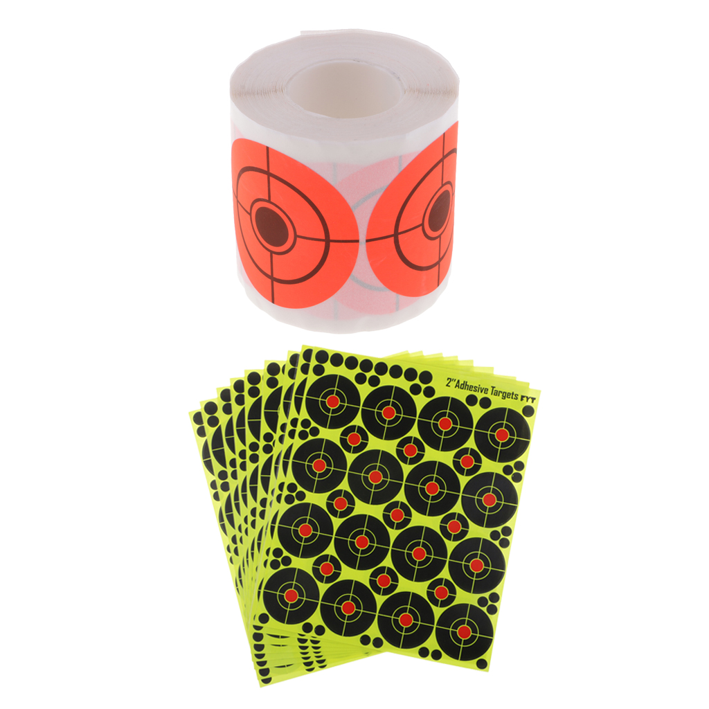 410pcs Paper Target Self-adhesive Archery Shooting Target Stickers for Hunting Archery Arrow Training Shoot Accessories