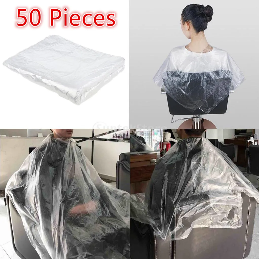 50 x Hair Cutting Capes Barber Salon Shop Perm Hair Styling Dyeing Apron
