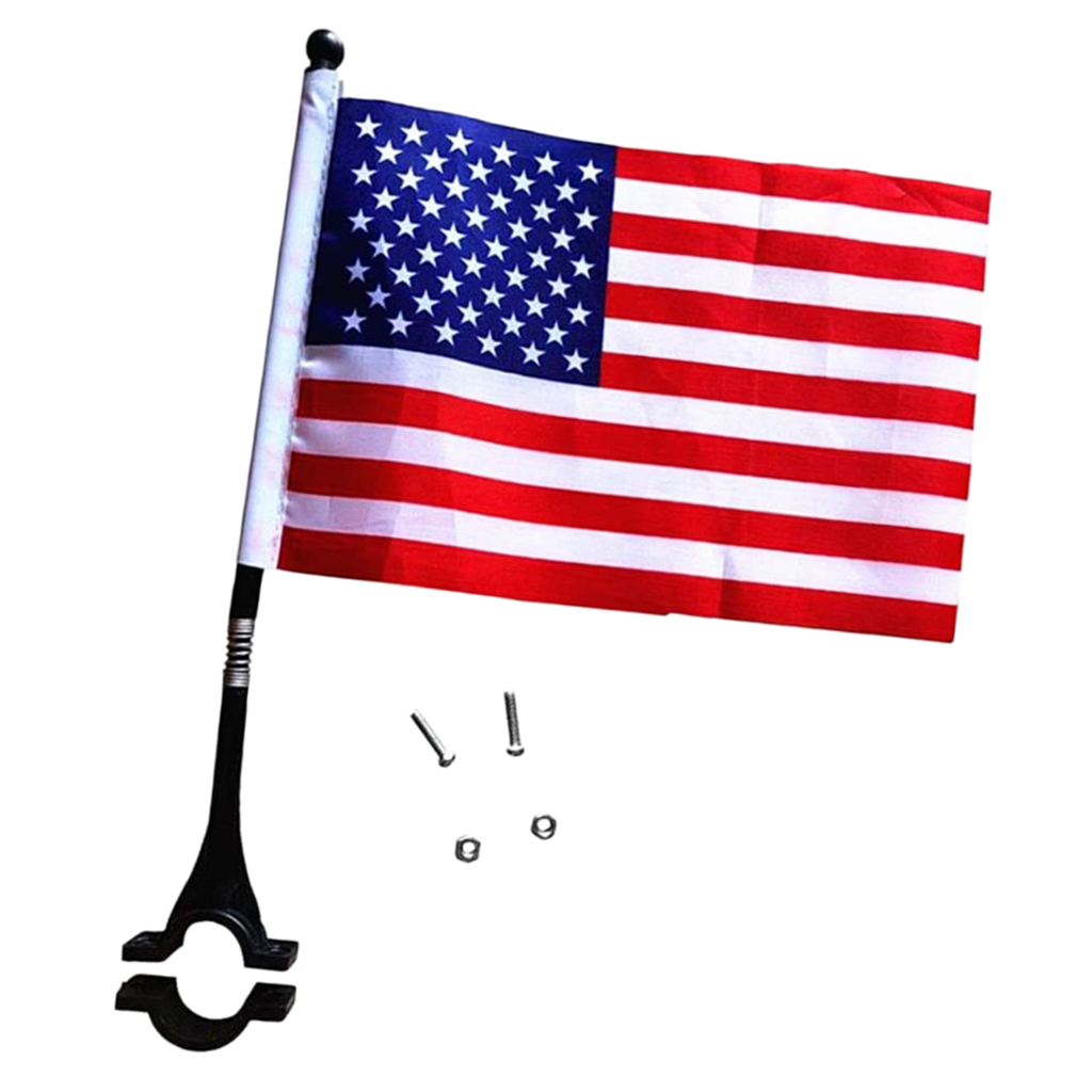 Universal Mini National Flags  for Bike Scooter Motorcycle Handlebars