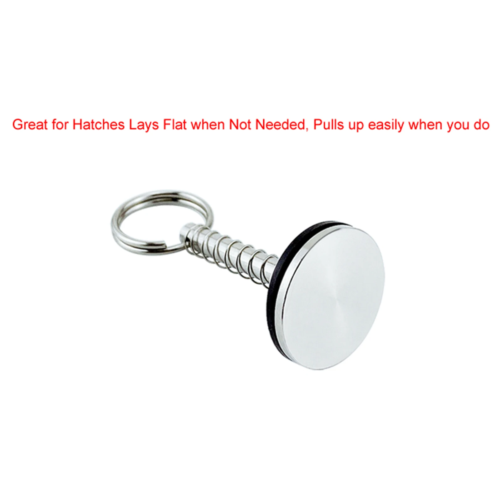 Hatch Cover Pull Handle Trap Door Latch for Boat Yacht Engine Cover Hardware