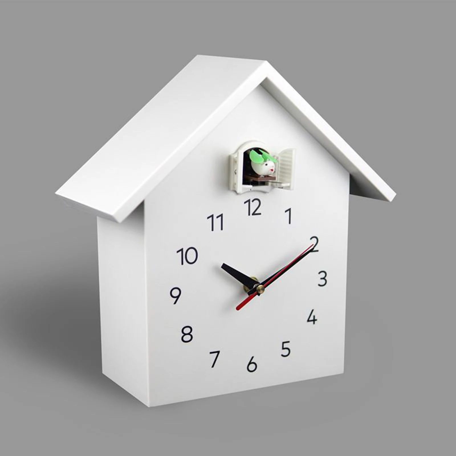 Digital Cuckoo Clock Bird House Wall Clock Tabletop School Livingroom Clock