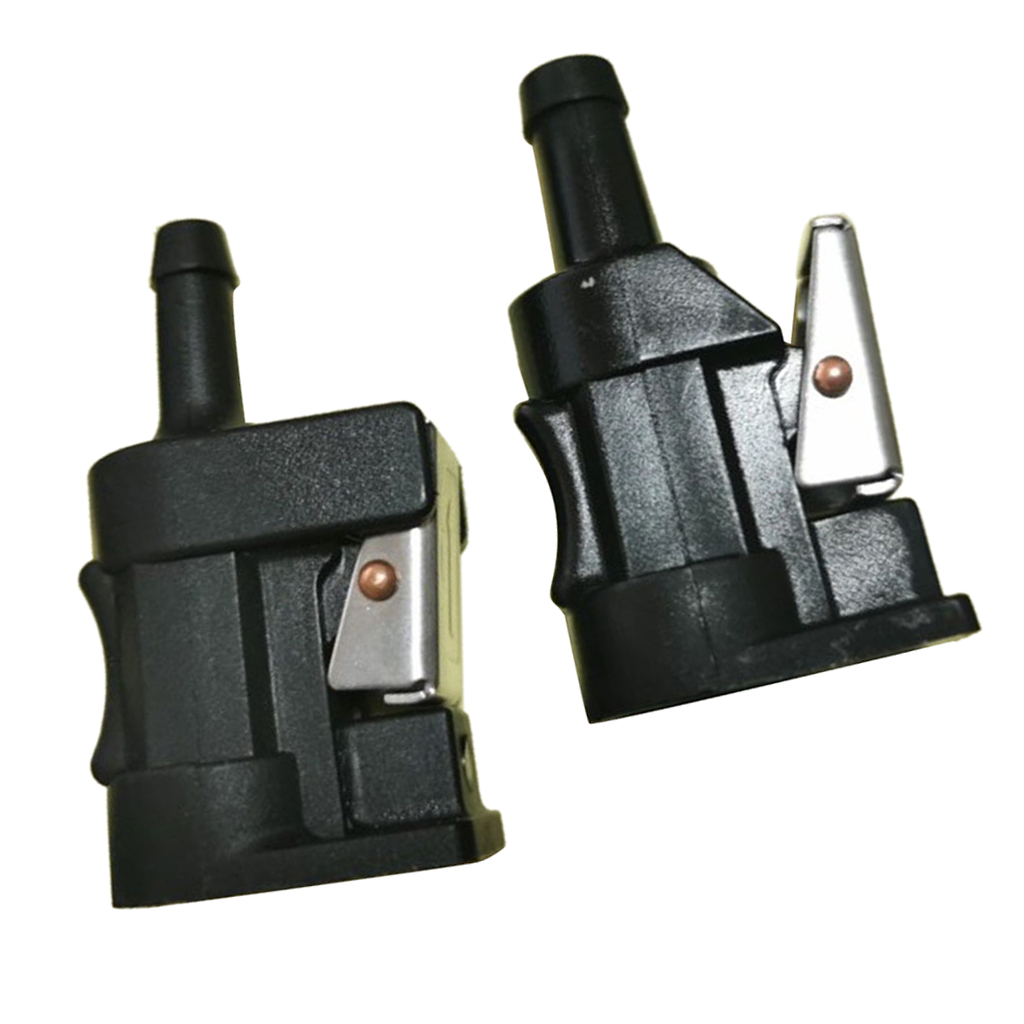 2pcs 8mm Fuel Line Gas Hose Outboard Motor Tank Connector For Yamaha 115-250HP