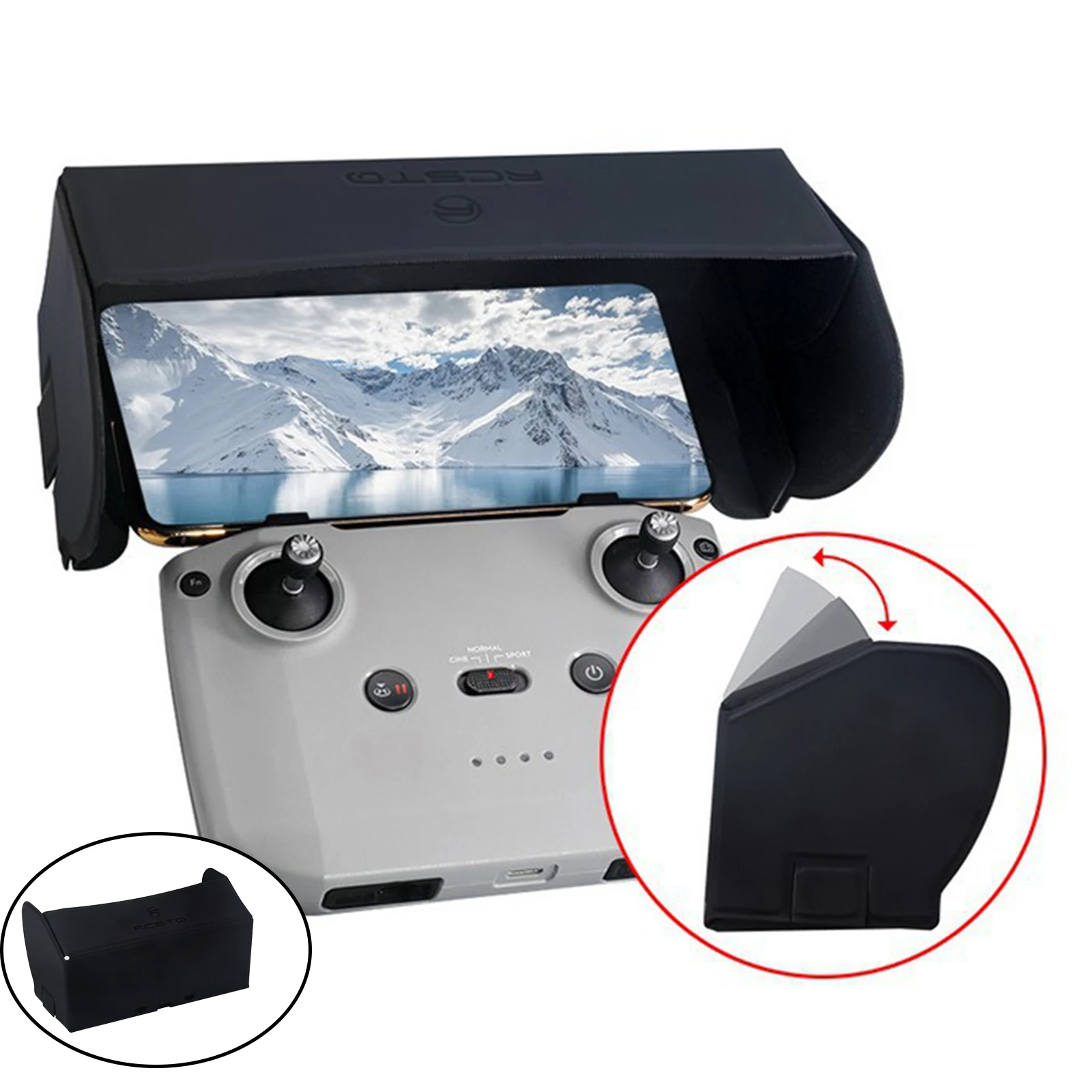 Foldable Monitor Hood Remote Cover Sunshade Hood for DJI Accessories Shading