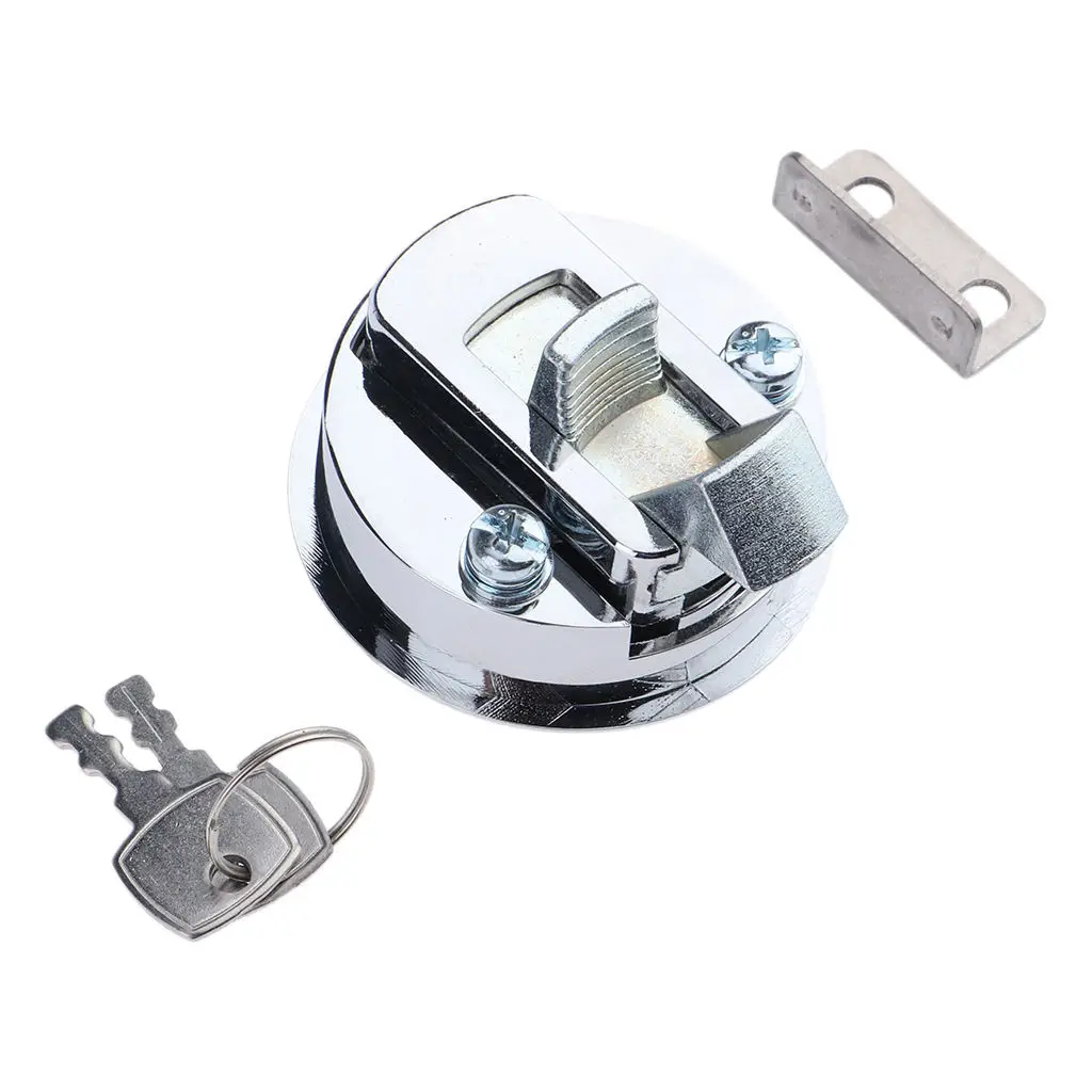 Marine Stainless Steel 316 Flush Pull Hatch Latch 60mm Boat Yacht With Keys