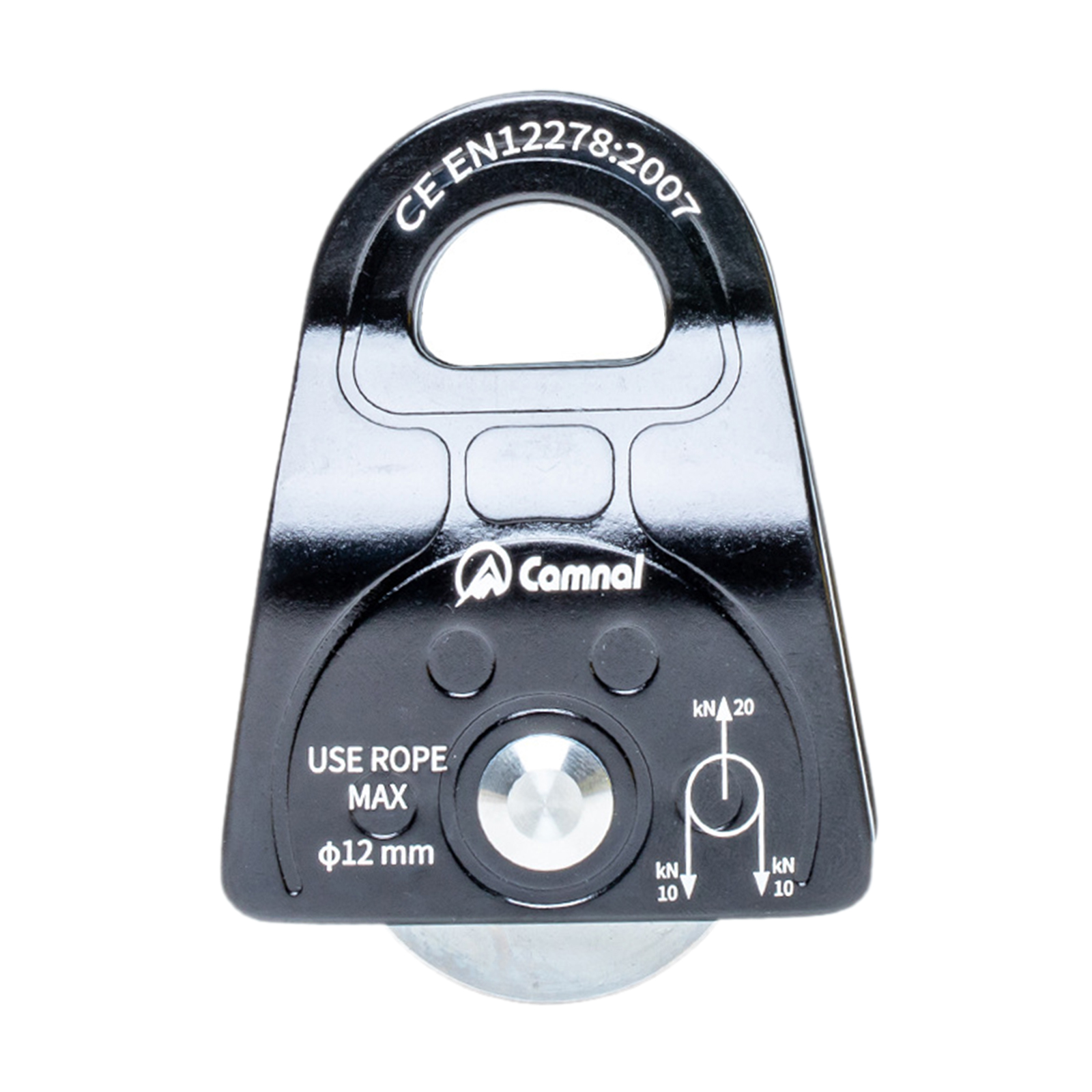 25KN Rock Climbing Tree Rigging Arborist Rope Pulley Fall Protection Pulley