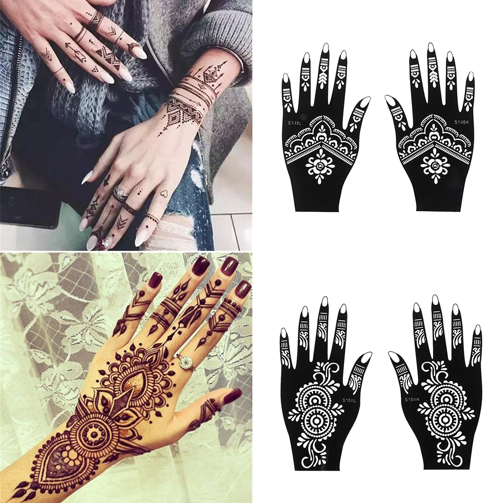 Best of New Fashion Henna Tattoo Stencil Temporary Hand Tattoos DIY Body Art Paint Sticker Template Indian Wedding Painting Kit Tools Reviews & Tips