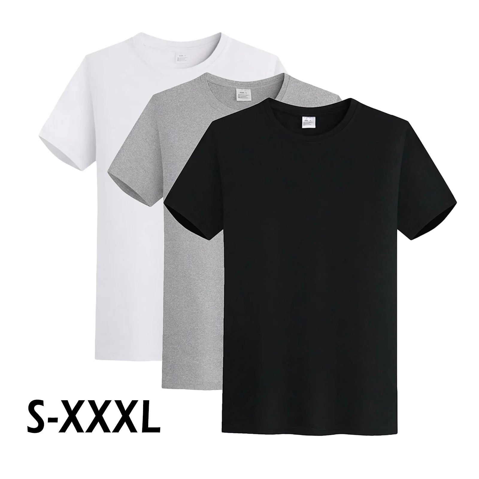 Man Summer Soft T shirts Unisex Women Short Sleeve Modal T-shirt white Basic Casual Tee Shirt Tops Crewneck